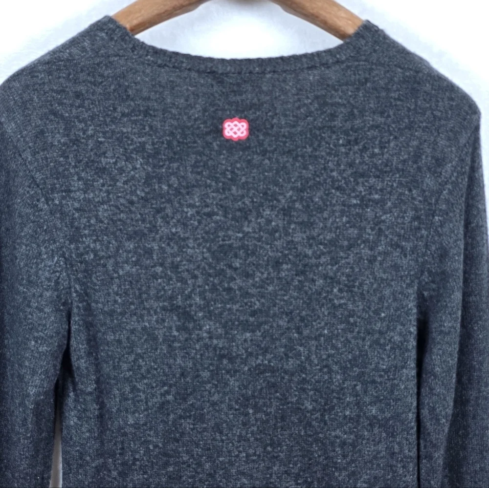 ​Sherpa Adventure Gear Merino Wool Alpaca Knit Maya Sweater Dress Gray Sz.Large